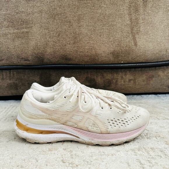 ASICS Gel Kayano 29 Minearl Biege Champagne Running Sneakers woman’s 10 - Picture 4 of 10